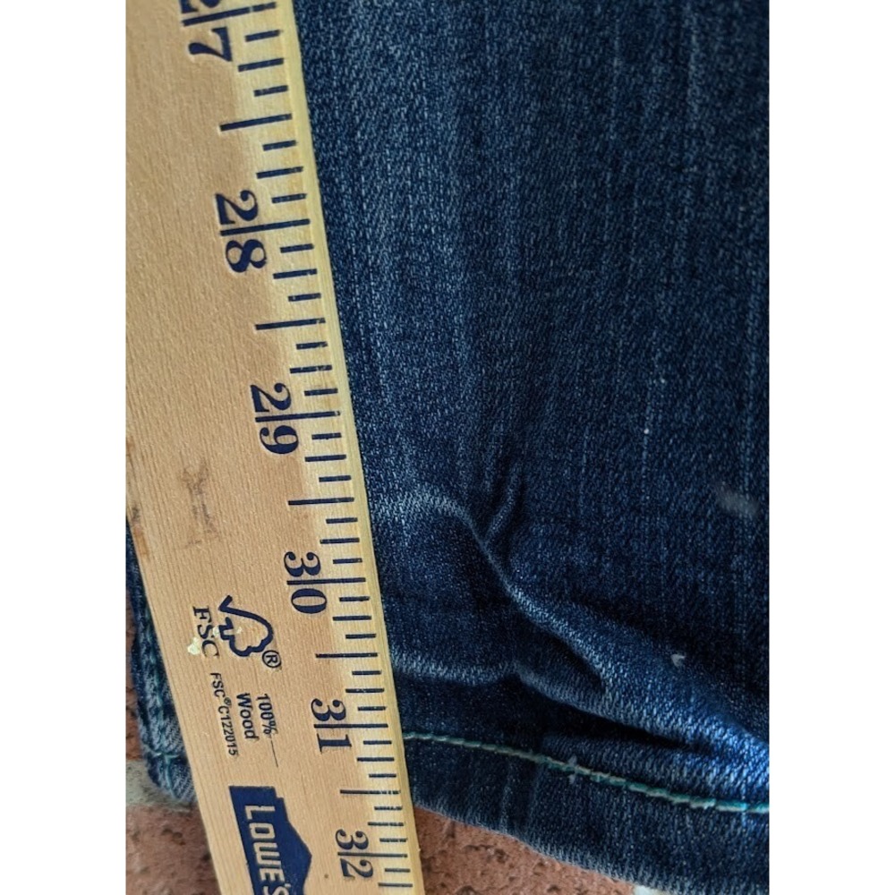 Cowgirl Tuff Women Jeans 26/33 Brave Wings Feather Embroidered Western Festival - Picture 7 of 12